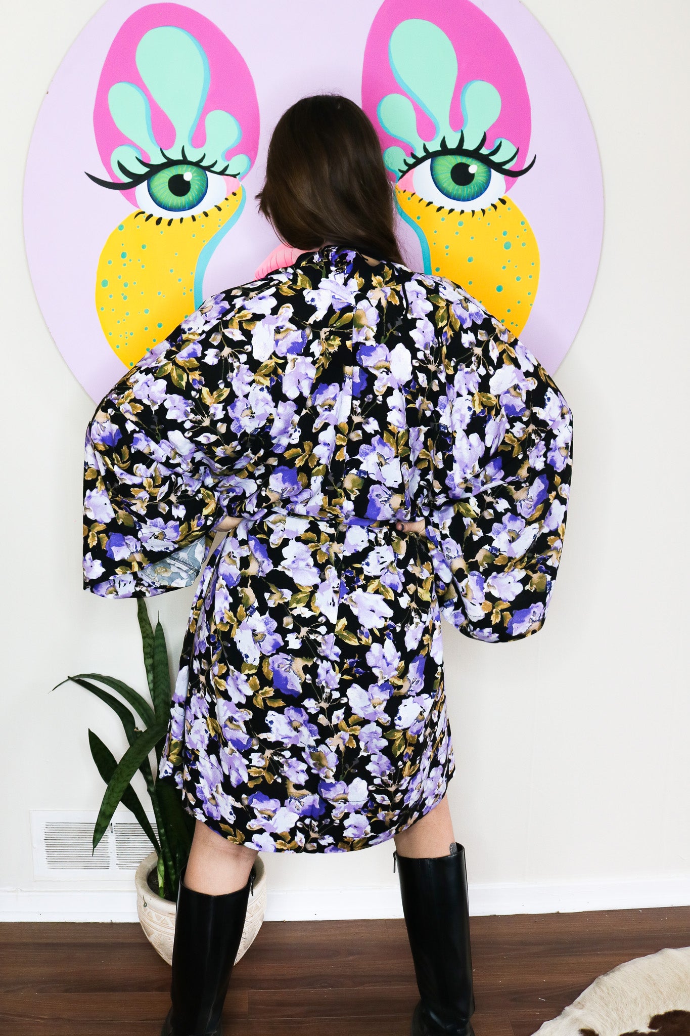 Painted Petal Kimono