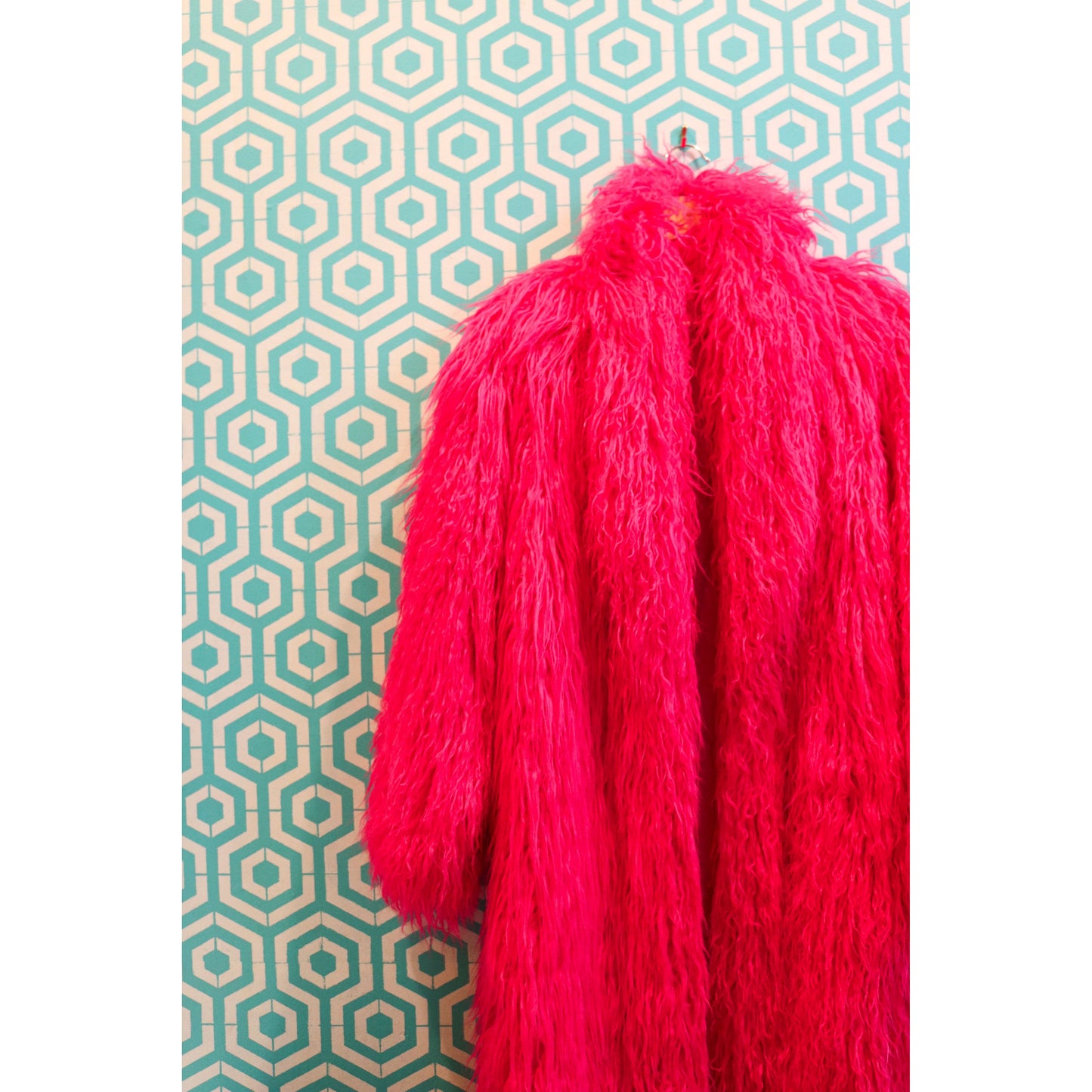 Hot Pink Faux Mo