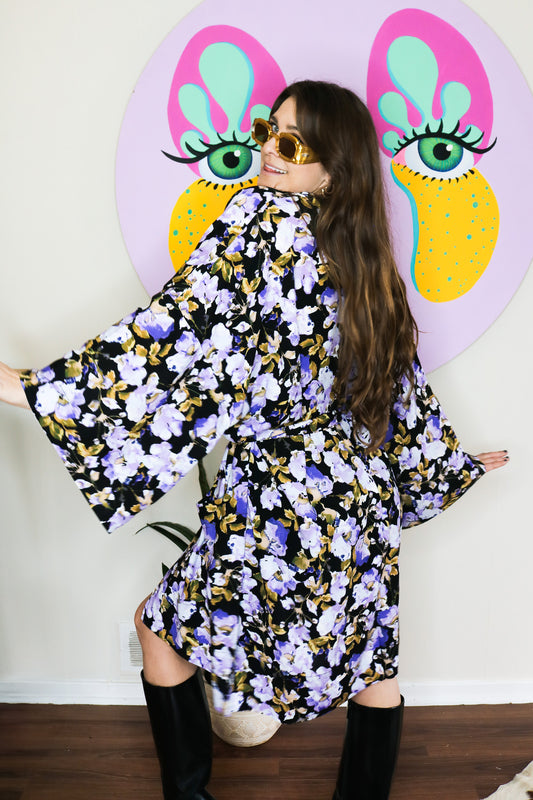 Painted Petal Kimono
