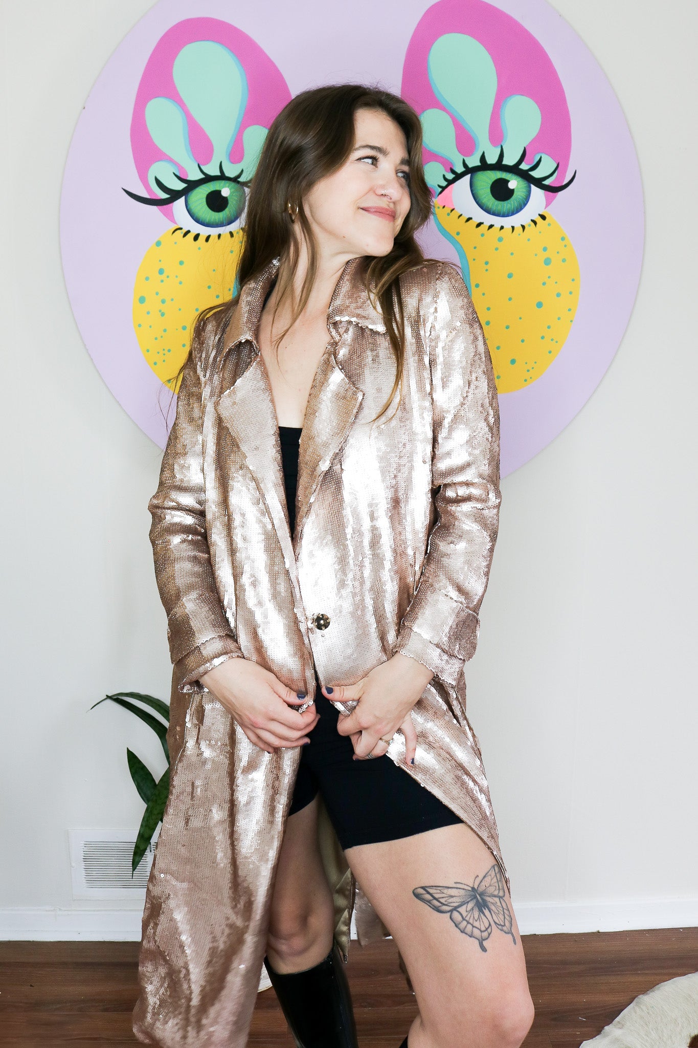 Champagne Prism Trench