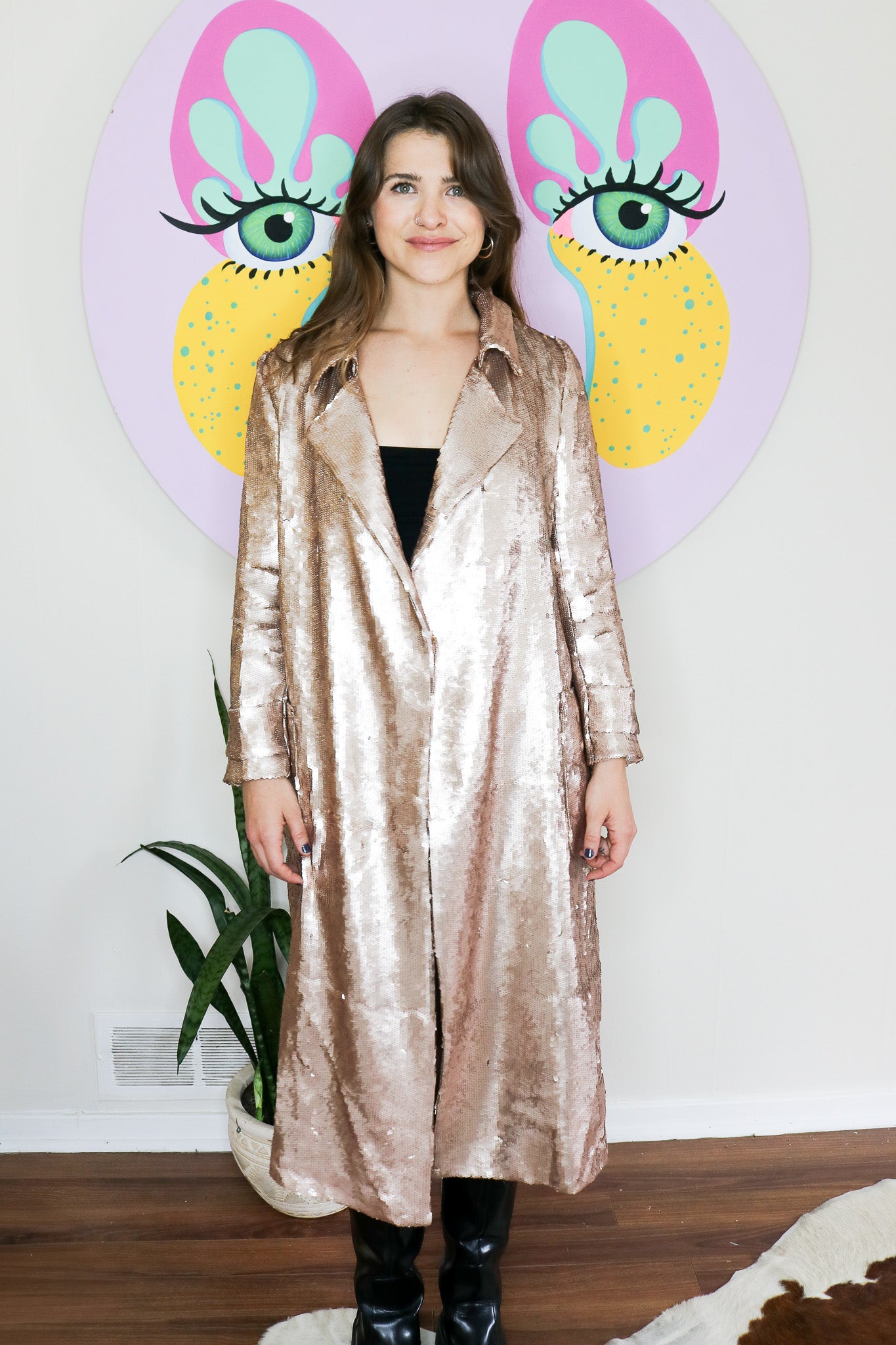 Champagne Prism Trench