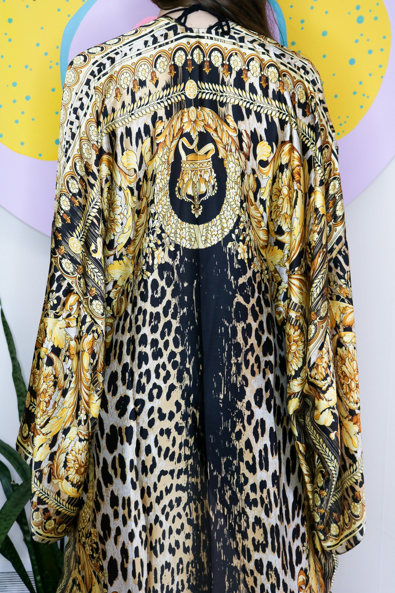 Gilded Leopard Kimono