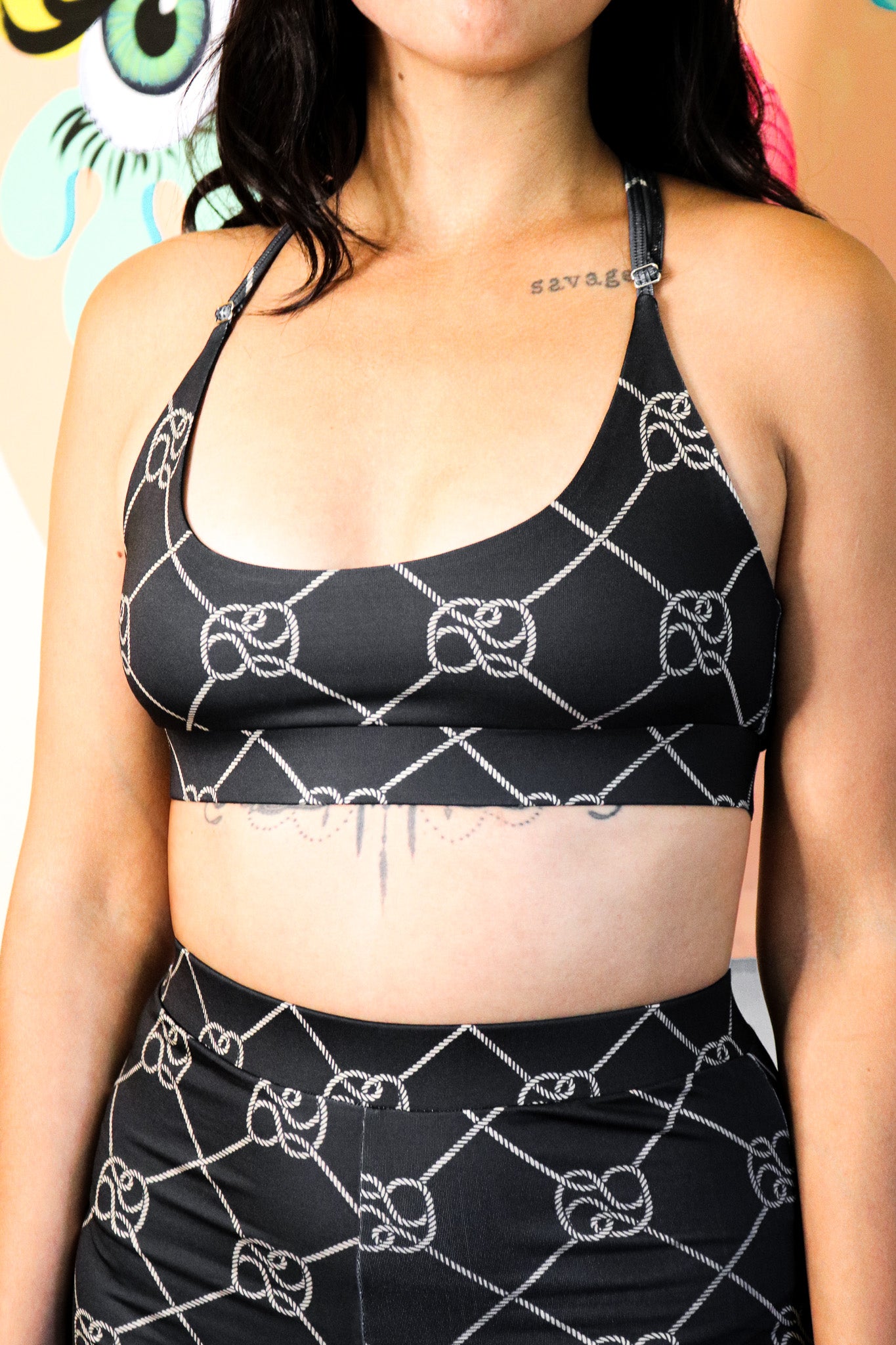 HARD KNOT BRA BLACK